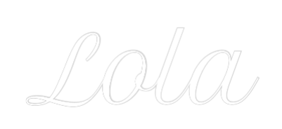 Custom Neon Text - Lola