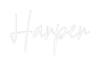 Custom Neon Text - Harper