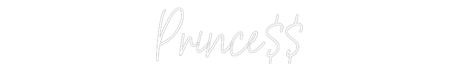Custom Neon Text - Prince$$