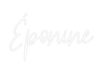 Custom Neon Text - Éponine