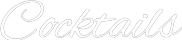 Custom Neon Text - Cocktails