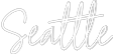 Custom Neon Text - Seattle
