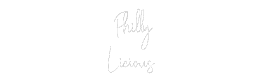 Custom Neon Text -  Philly
Lici...