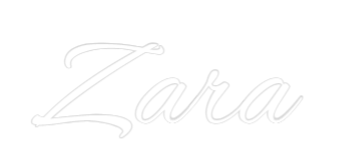 Custom Neon Text - Zara