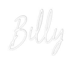 Custom Neon Text - Billy
