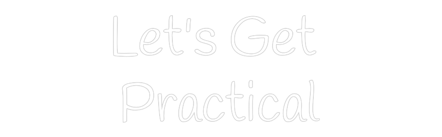 Custom Neon Text - Let's Get 
P...