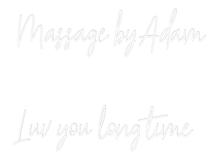Custom Neon Text -  Massage by A...