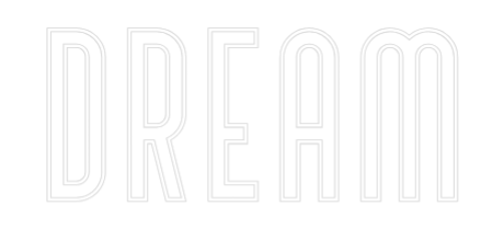 Custom Neon Text - Dream