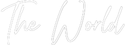 Custom Neon Text - The World