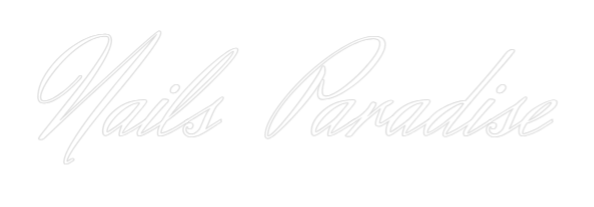 Custom Neon Text - Nails Paradise