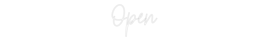 Custom Neon Text - Open