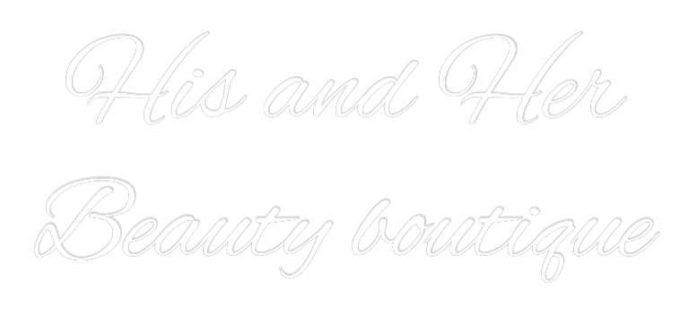 Custom Neon Text - His and Her 
...