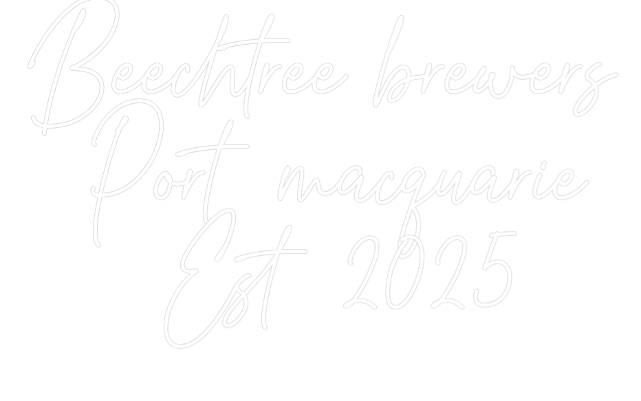 Custom Neon Text - Beechtree bre...