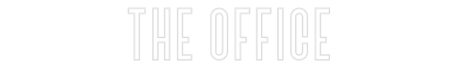 Custom Neon Text - The Office