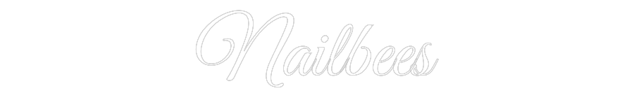 Custom Neon Text - Nailbees
