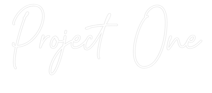Custom Neon Text - Project One