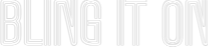 Custom Neon Text - BLING IT ON