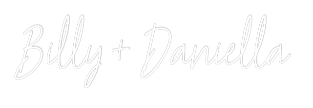 Custom Neon Text - Billy + Danie...