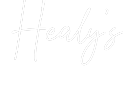Custom Neon Text - Healy's