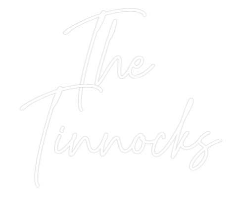 Custom Neon Text - The 
Tinnocks