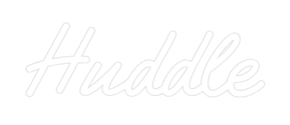 Custom Neon Text - Huddle