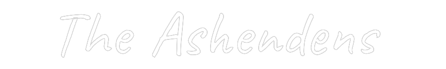 Custom Neon Text - The Ashendens