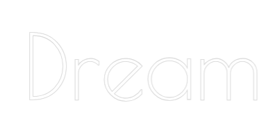 Custom Neon Text - Dream