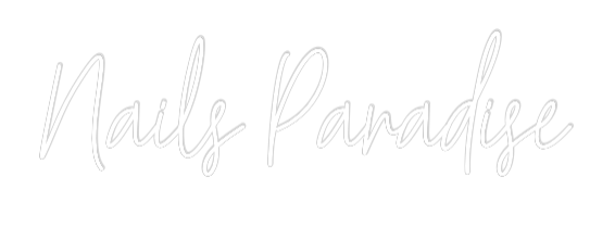 Custom Neon Text - Nails Paradise