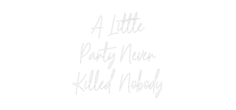 Custom Neon Text - A Little
Par...