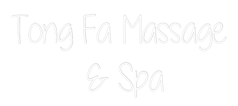 Custom Neon Text - Tong Fa Massa...