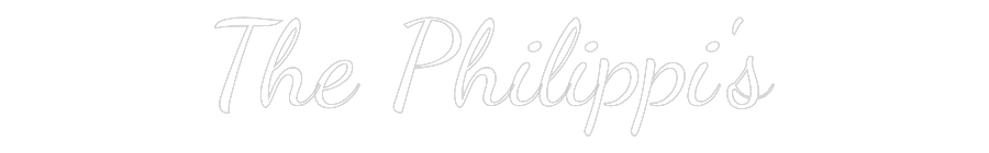Custom Neon Text - The Philippi's