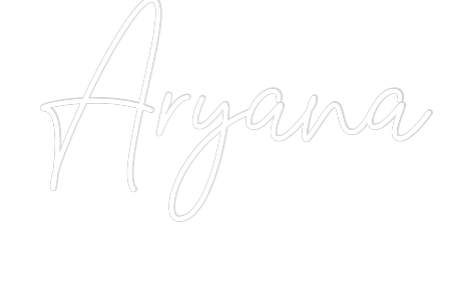 Custom Neon Text - Aryana