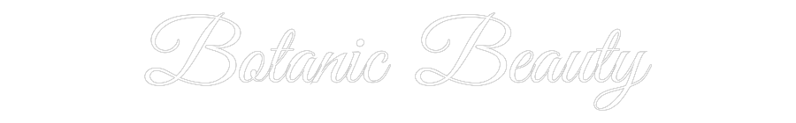Custom Neon Text - Botanic Beauty