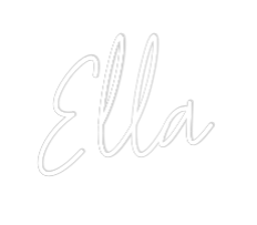 Custom Neon Text - Ella