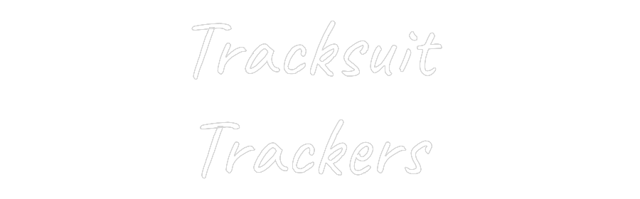 Custom Neon Text - Tracksuit 
T...