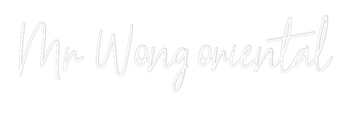 Custom Neon Text - Mr Wong orien...