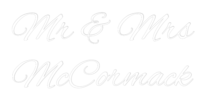 Custom Neon Text - Mr & Mrs
McC...