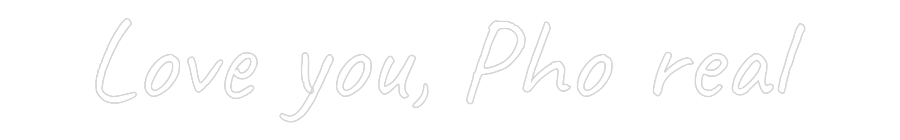 Custom Neon Text - Love you, Pho...