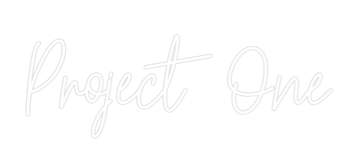 Custom Neon Text - Project One