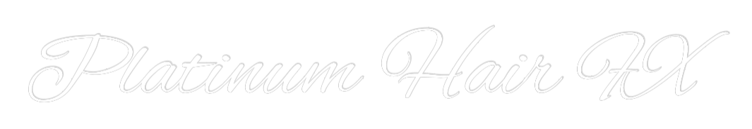 Custom Neon Text - Platinum Hair...