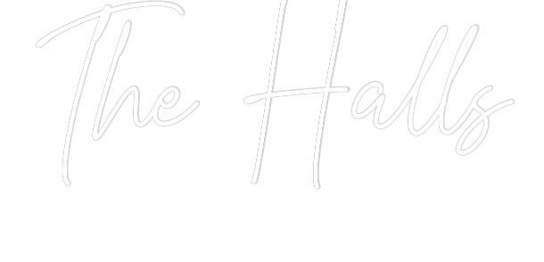Custom Neon Text - The Halls