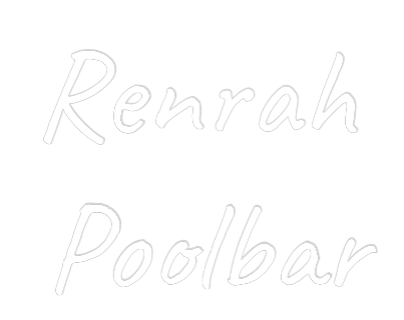 Custom Neon Text - Renrah 
Pool...