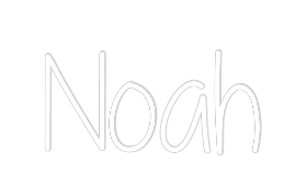 Custom Neon Text - Noah
