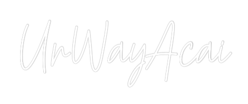 Custom Neon Text - UrWayAcai