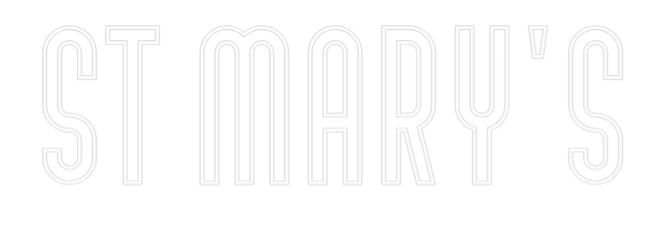 Custom Neon Text - St Mary's