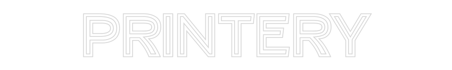 Custom Neon Text - Printery