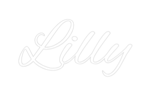 Custom Neon Text - Lilly