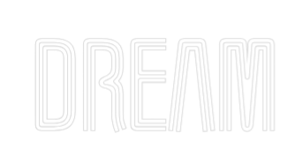 Custom Neon Text - Dream