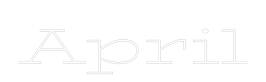 Custom Neon Text - April