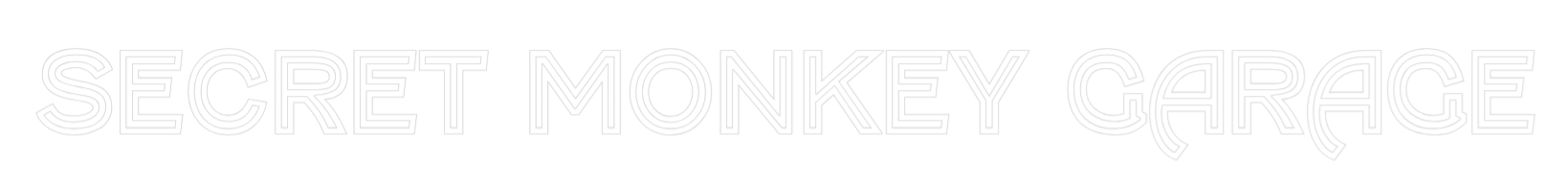 Custom Neon Text - SECRET MONKEY...